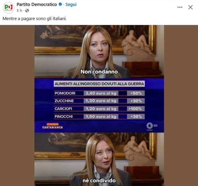 Il PD e la guerra delle zucchine